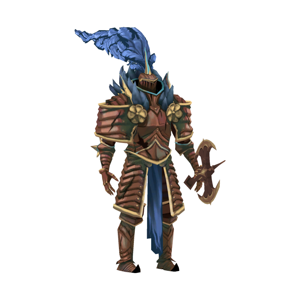 Axe Armor: game-model render