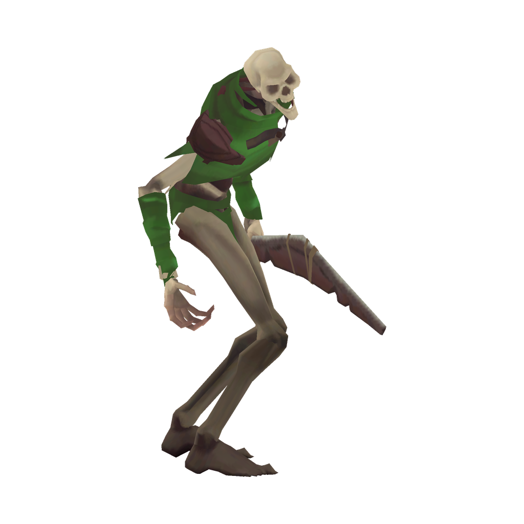 Boomerang Skeleton: game-model render