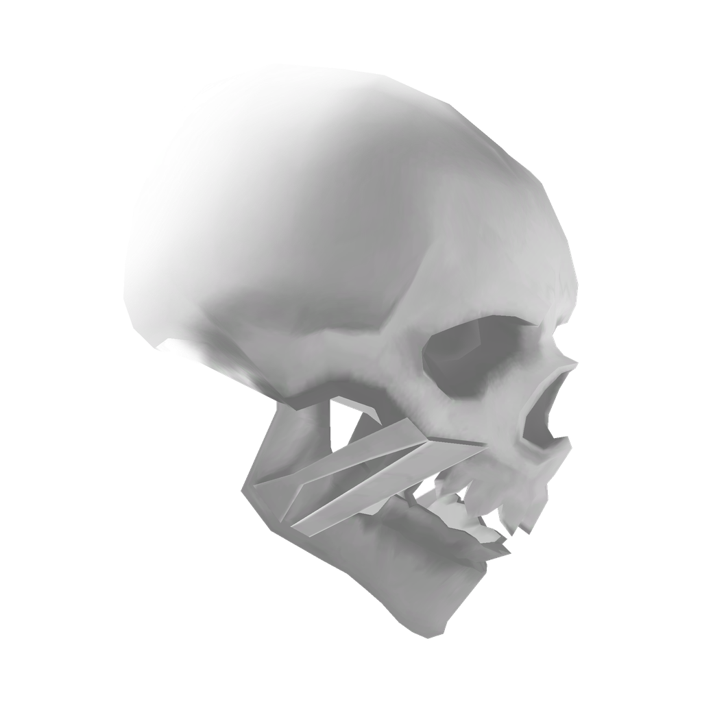 Flying Skull: game-model render