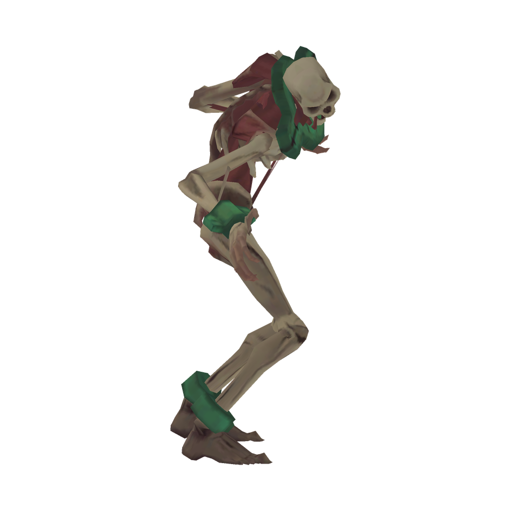 Red Skeleton: game-model render