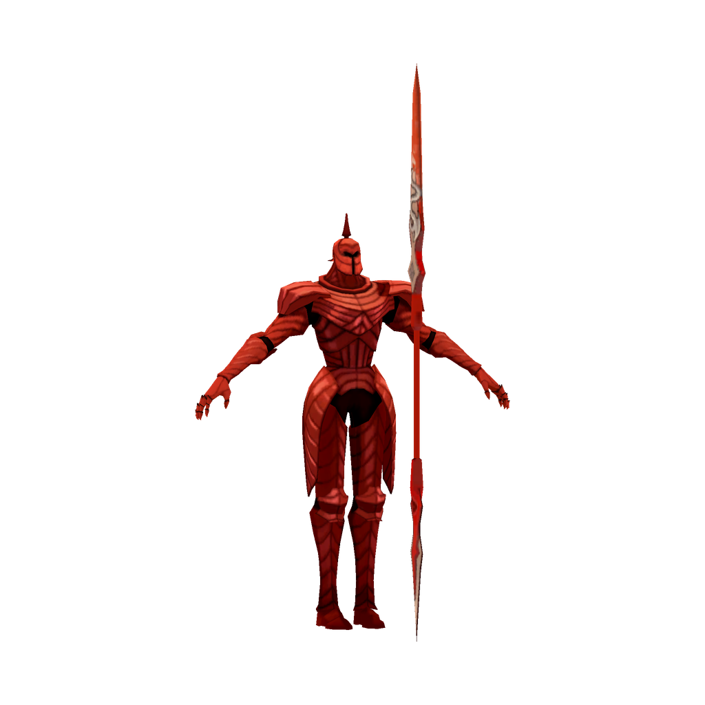 Spear Guard: game-model render