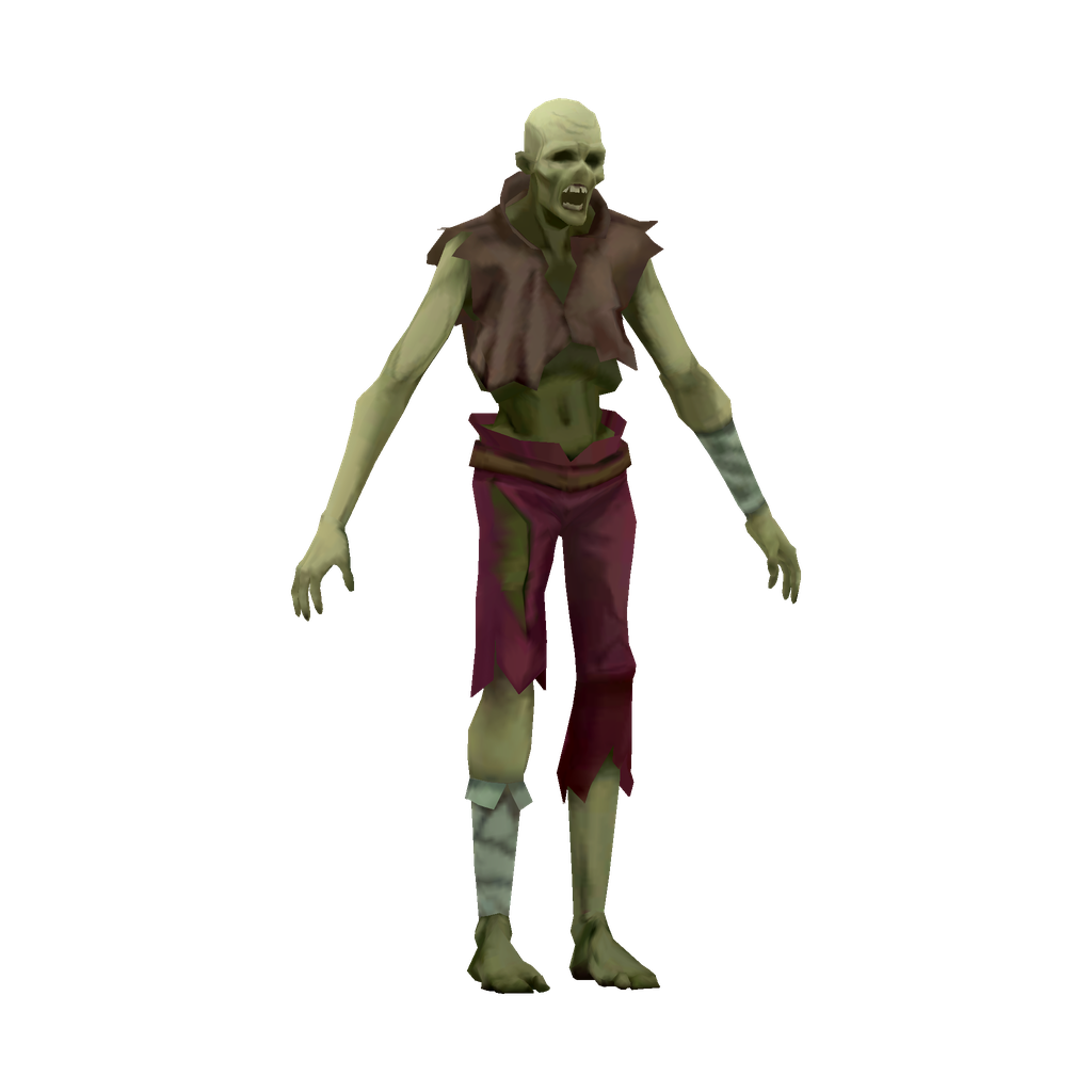 Zombie: game-model render